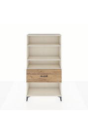 Arges Dolap 3 Raflı Tek Çekmeceli 88x30x163 - S21M018V3A