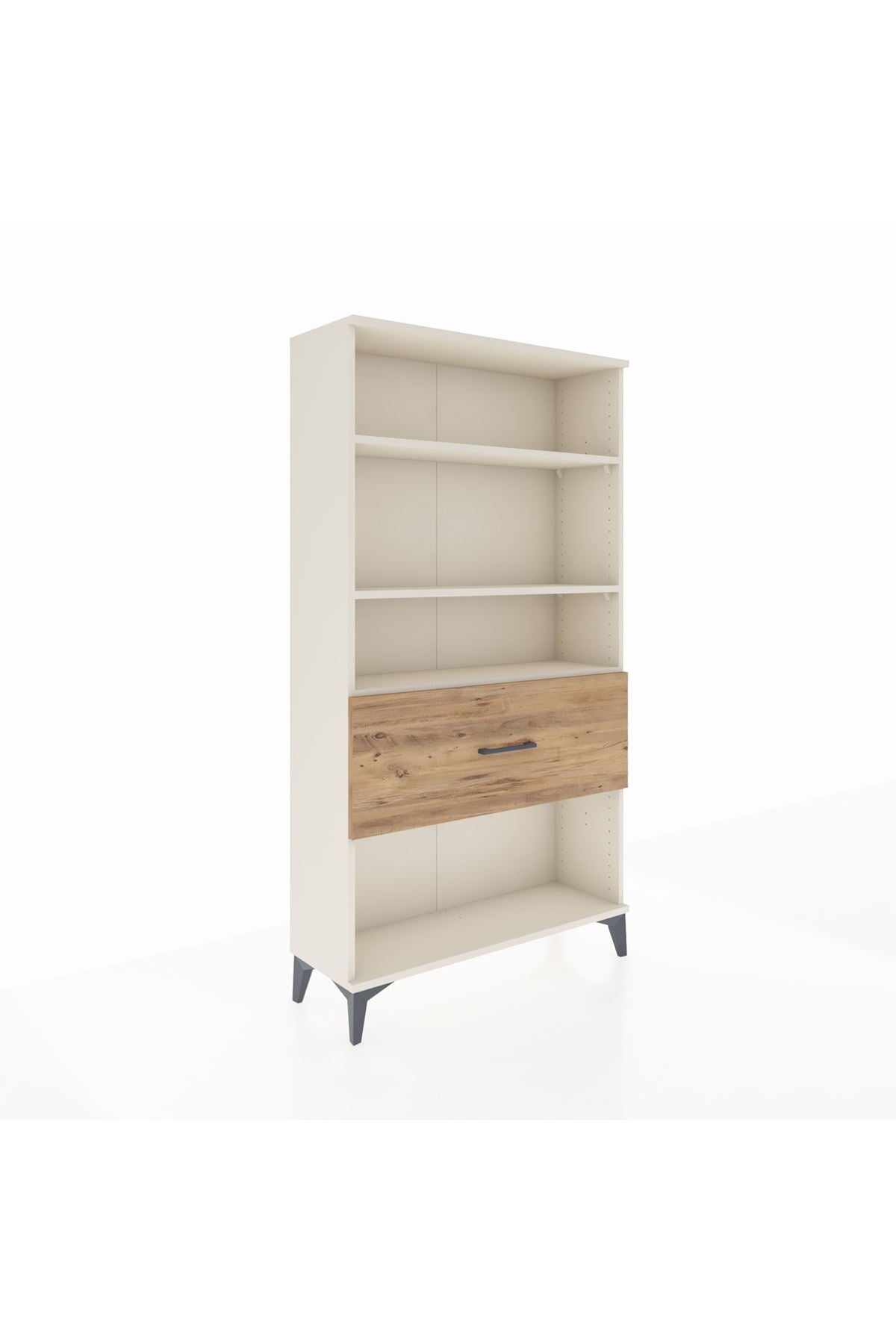 Arges Dolap 3 Raflı Tek Çekmeceli 88x30x163 - S21M018V3A