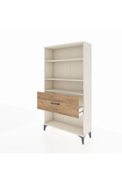 Arges Dolap 3 Raflı Tek Çekmeceli 88x30x163 - S21M018V3A