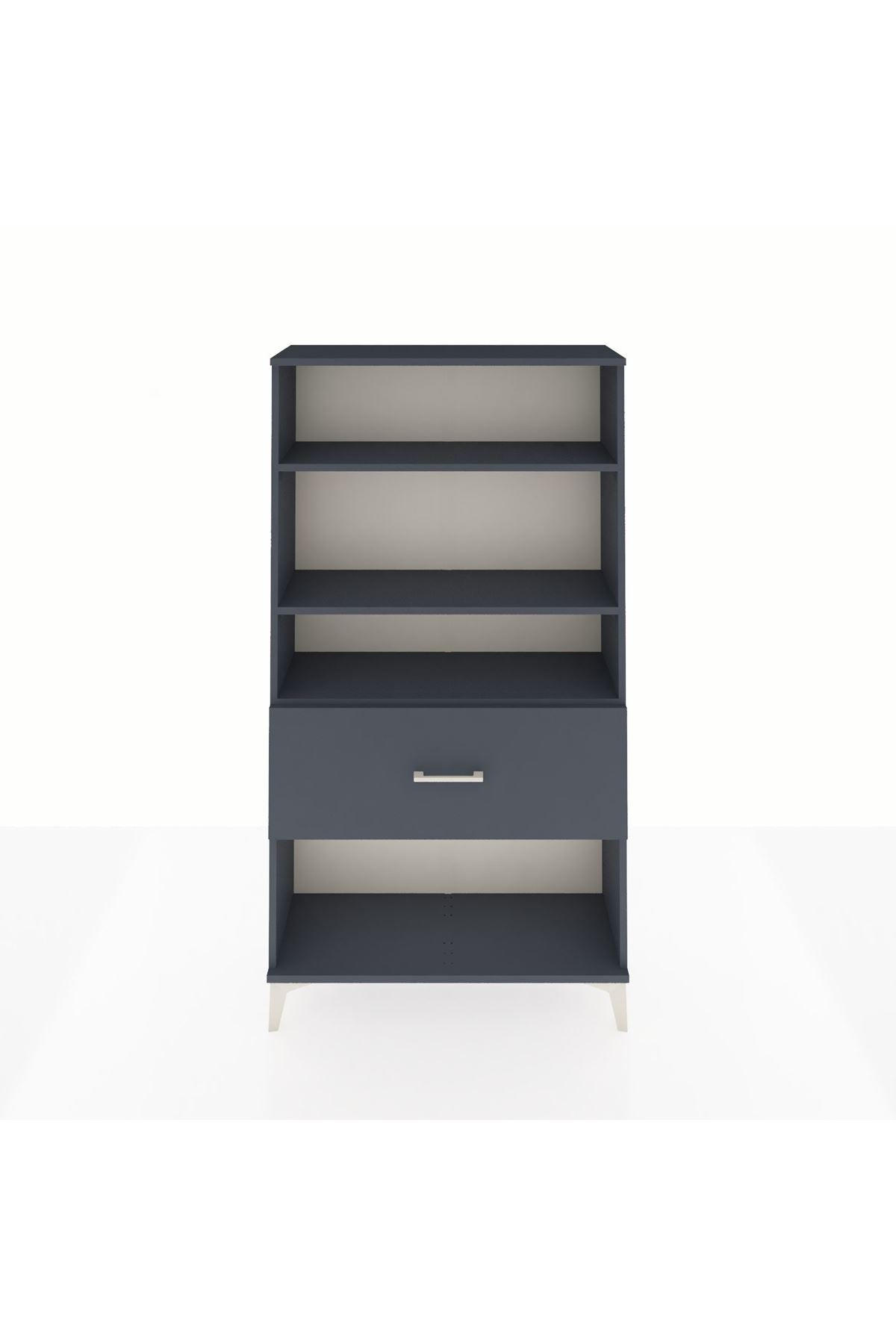 Arges Dolap 3 Raflı Tek Çekmeceli 88x30x163 - S21M018V5A