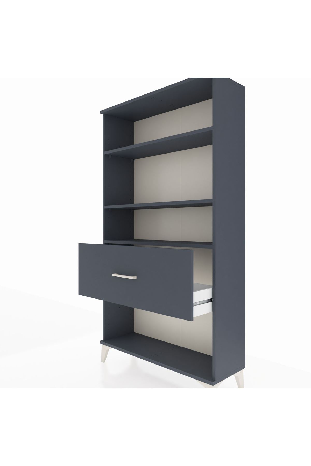 Arges Dolap 3 Raflı Tek Çekmeceli 88x30x163 - S21M018V5A