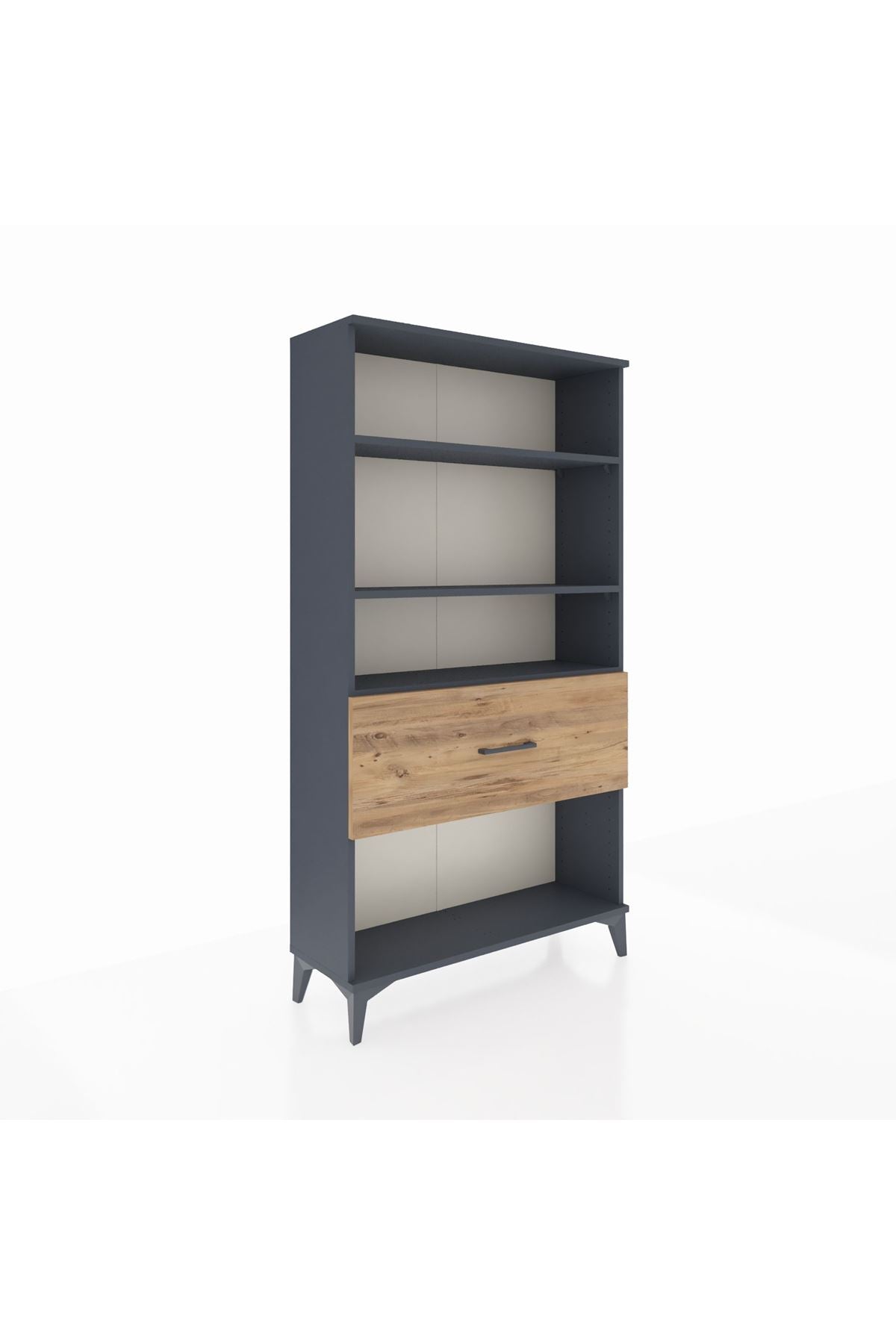 Arges Dolap 3 Raflı Tek Çekmeceli 88x30x163 - S21M018V6A