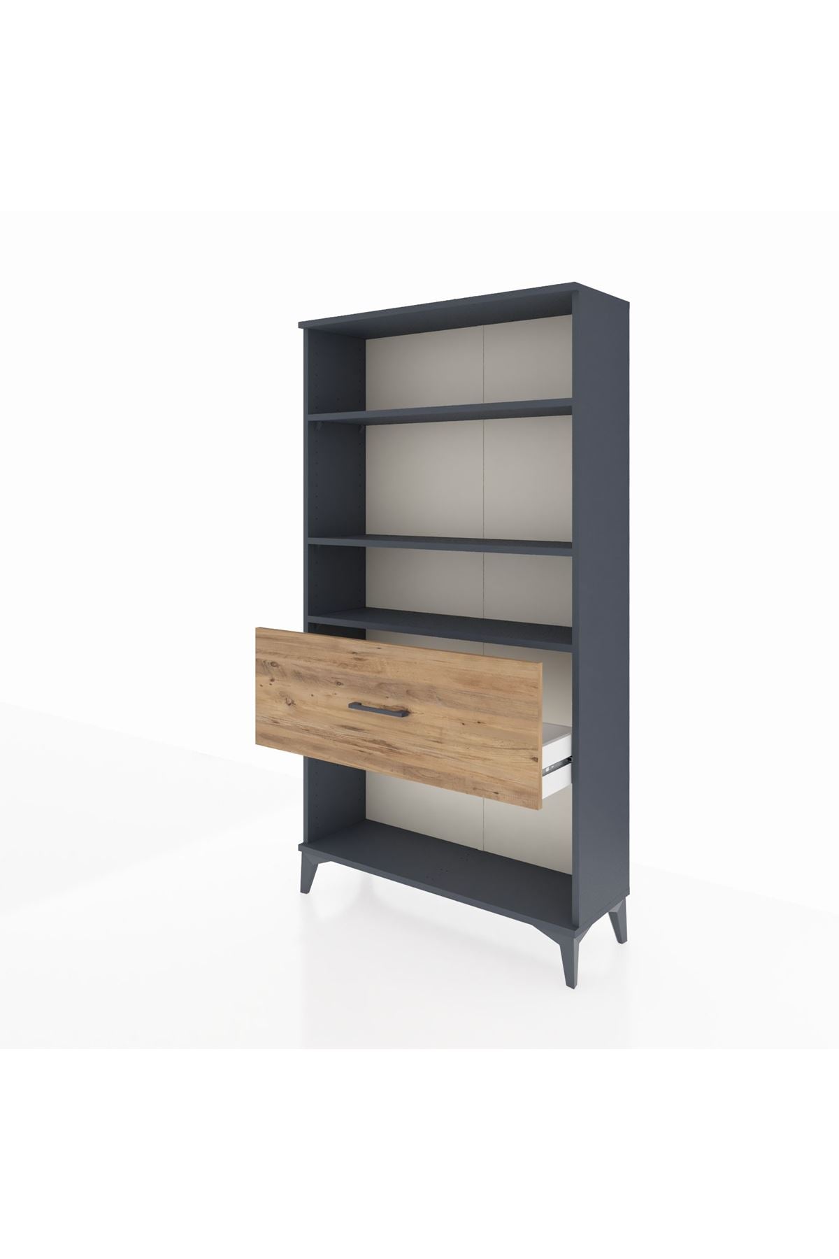 Arges Dolap 3 Raflı Tek Çekmeceli 88x30x163 - S21M018V6A
