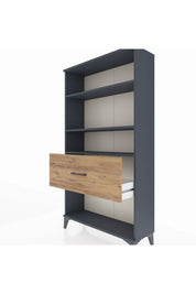 Arges Dolap 3 Raflı Tek Çekmeceli 88x30x163 - S21M018V6A