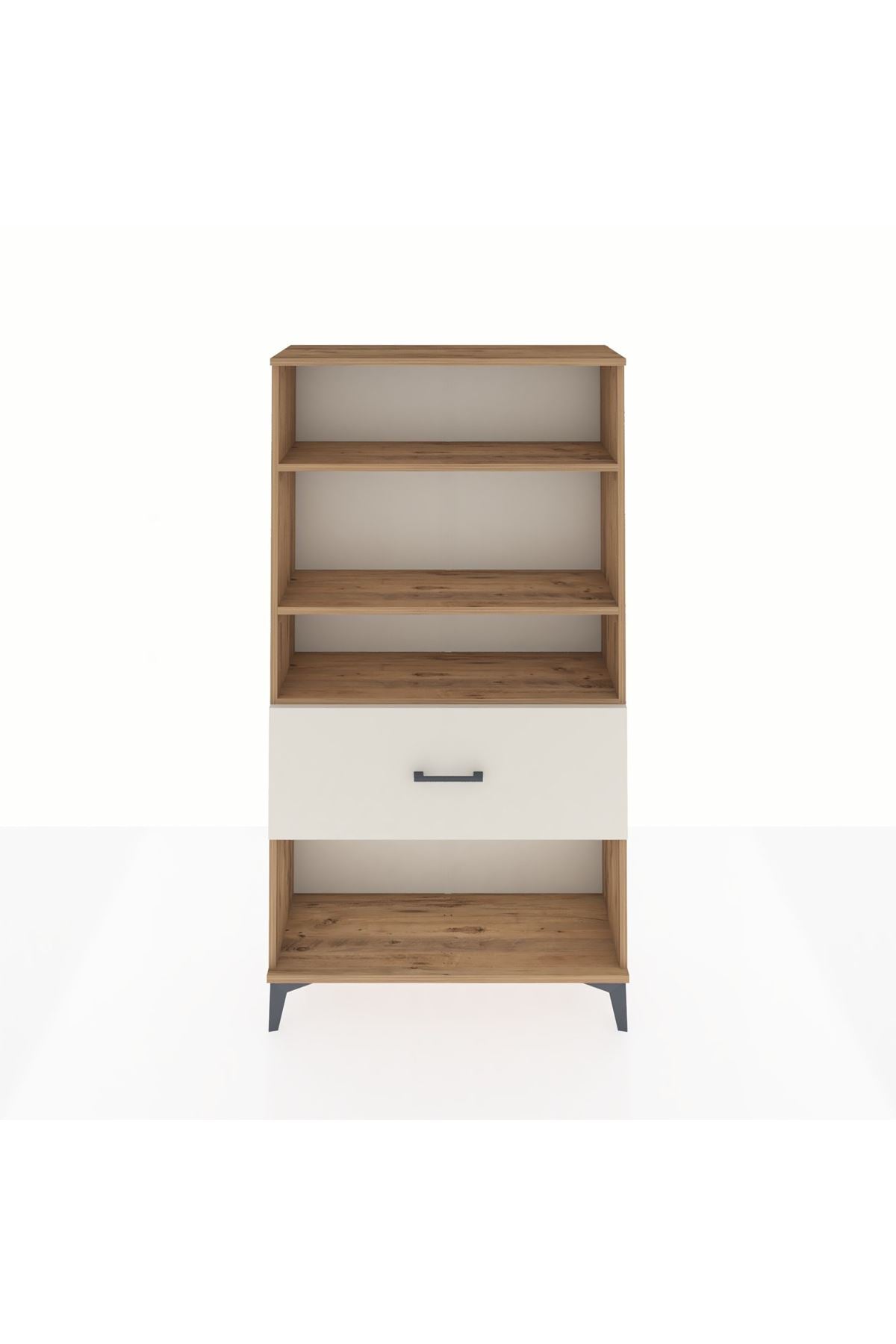 Arges Dolap 3 Raflı Tek Çekmeceli 88x30x163 - S21M018V7A