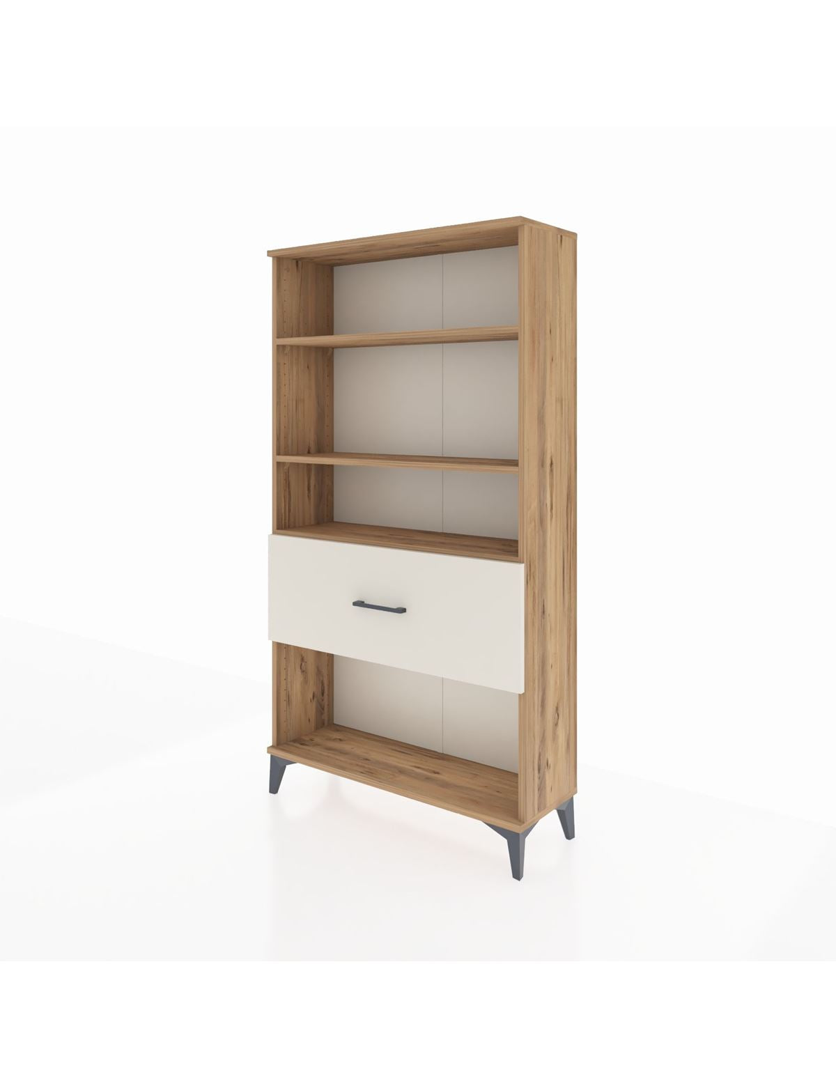 Arges Dolap 3 Raflı Tek Çekmeceli 88x30x163 - S21M018V7A
