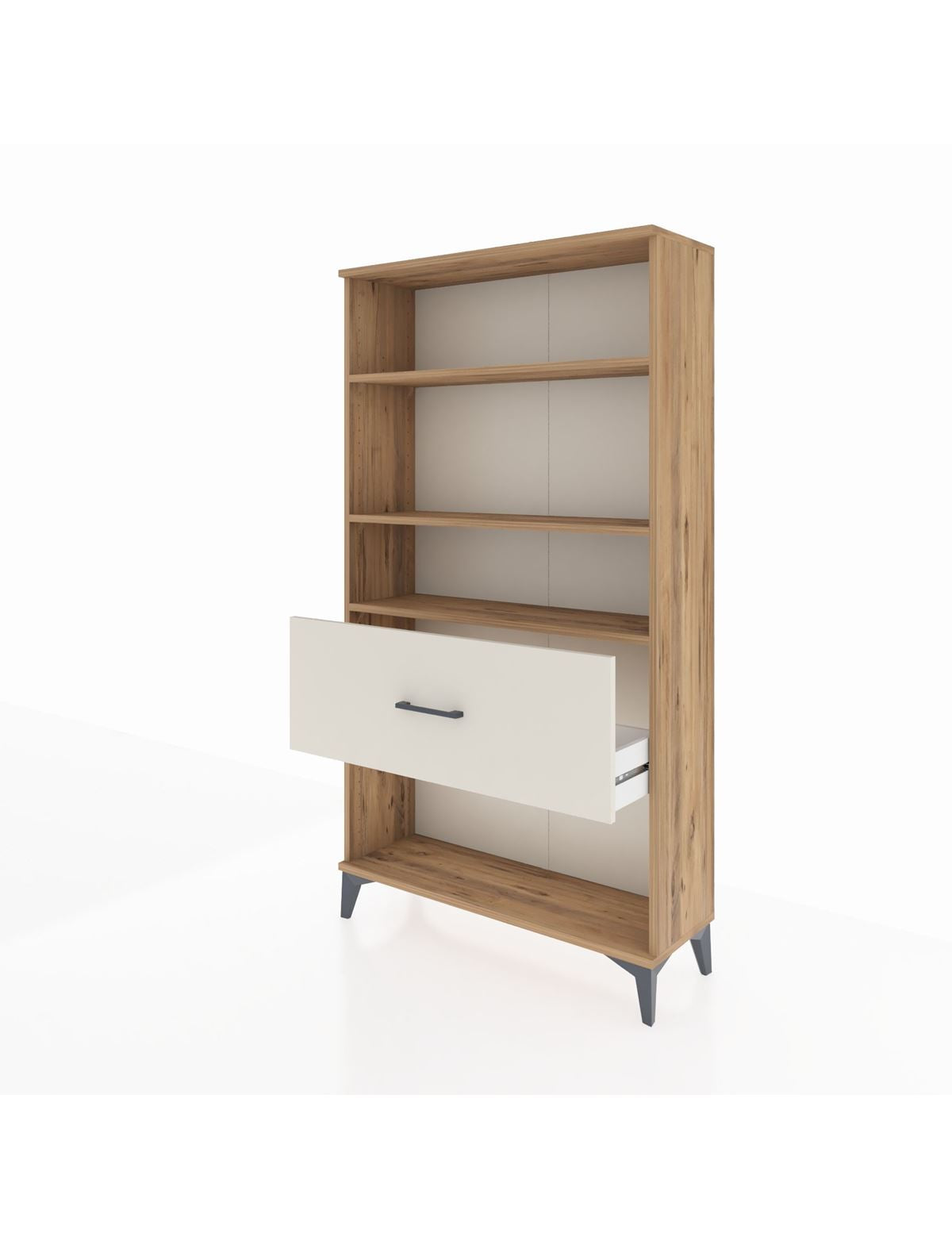 Arges Dolap 3 Raflı Tek Çekmeceli 88x30x163 - S21M018V7A