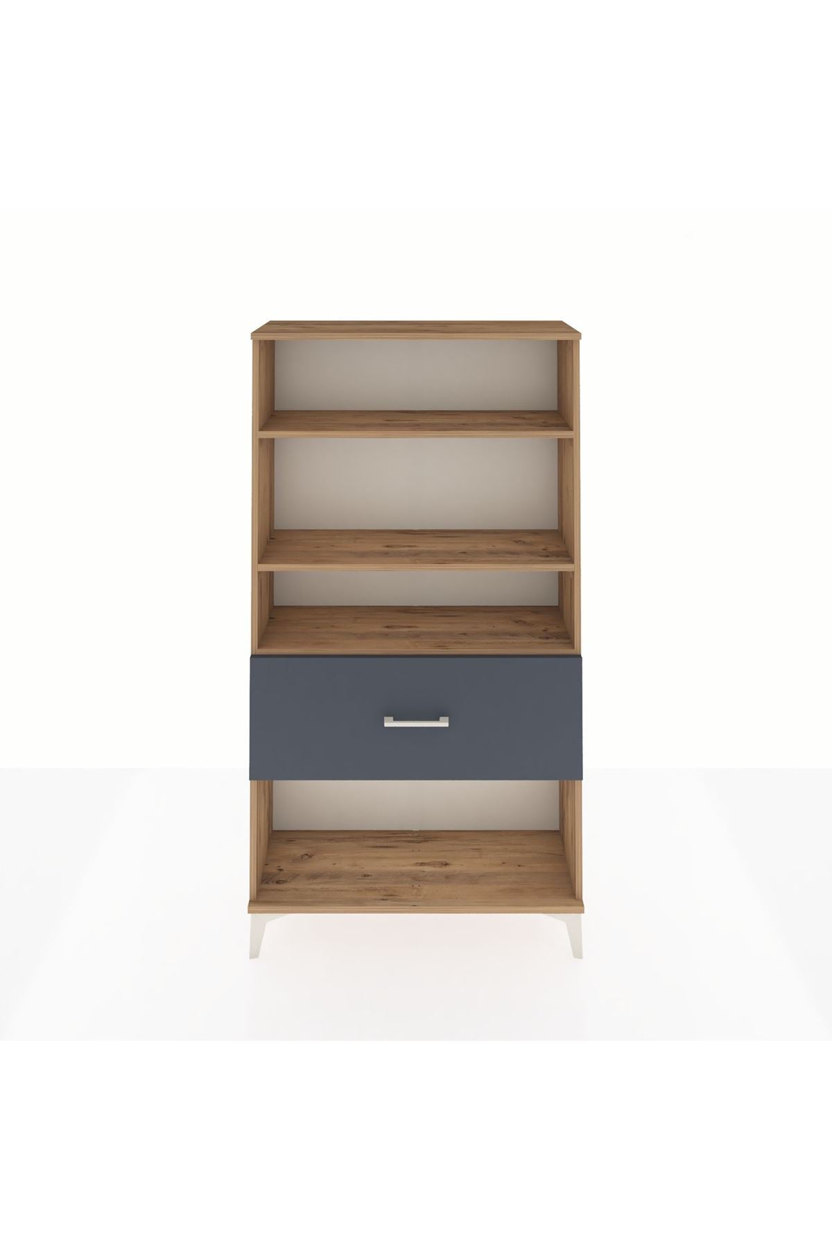Arges Dolap 3 Raflı Tek Çekmeceli 88x30x163 - S21M018V8A