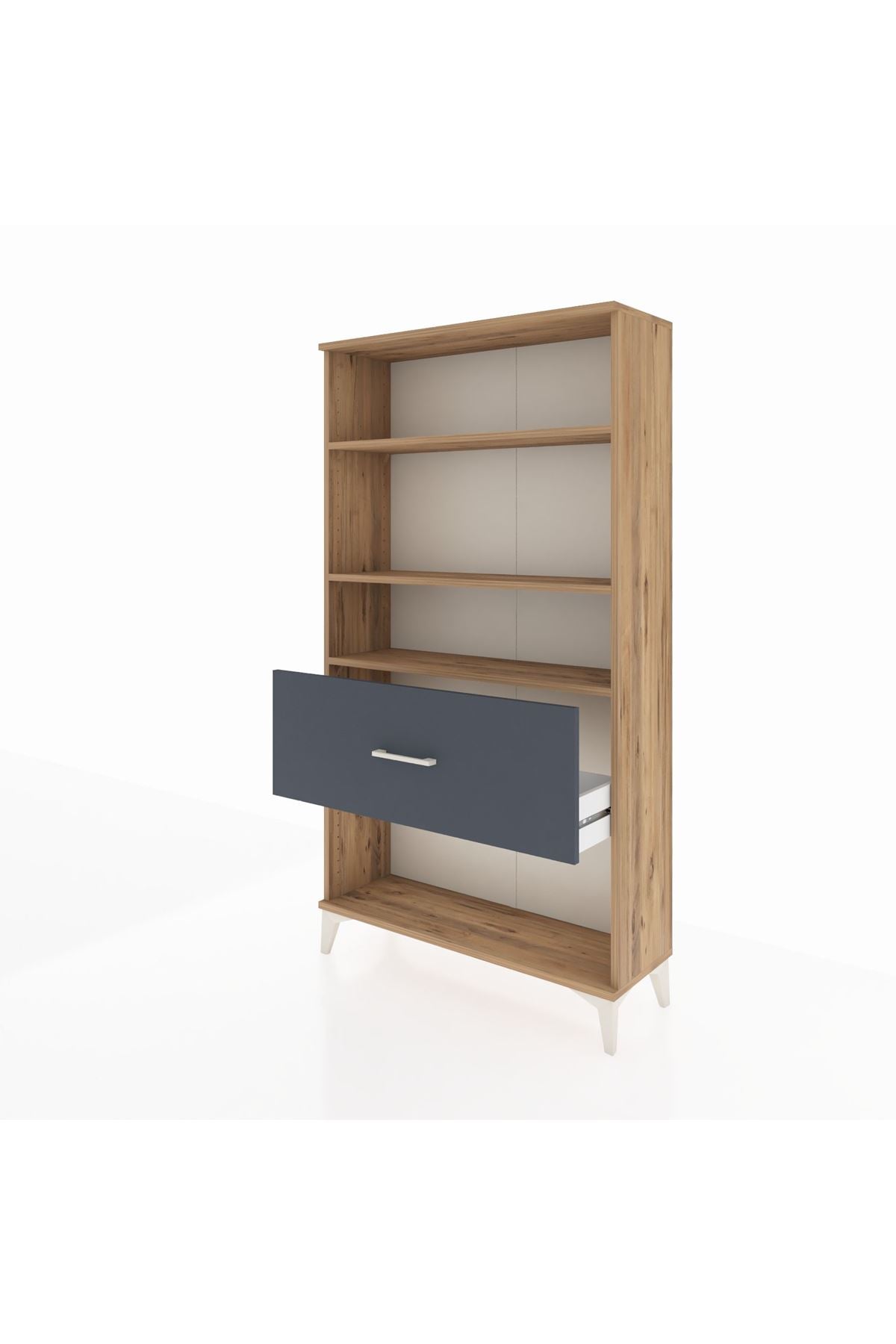 Arges Dolap 3 Raflı Tek Çekmeceli 88x30x163 - S21M018V8A