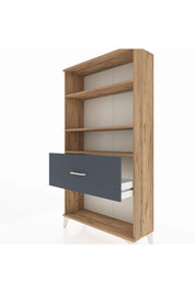 Arges Dolap 3 Raflı Tek Çekmeceli 88x30x163 - S21M018V8A