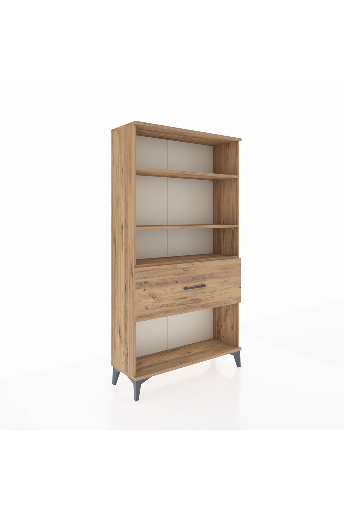 Arges Dolap 3 Raflı Tek Çekmeceli 88x30x163 - S21M018V9A