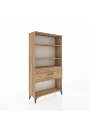 Arges Dolap 3 Raflı Tek Çekmeceli 88x30x163 - S21M018V9A
