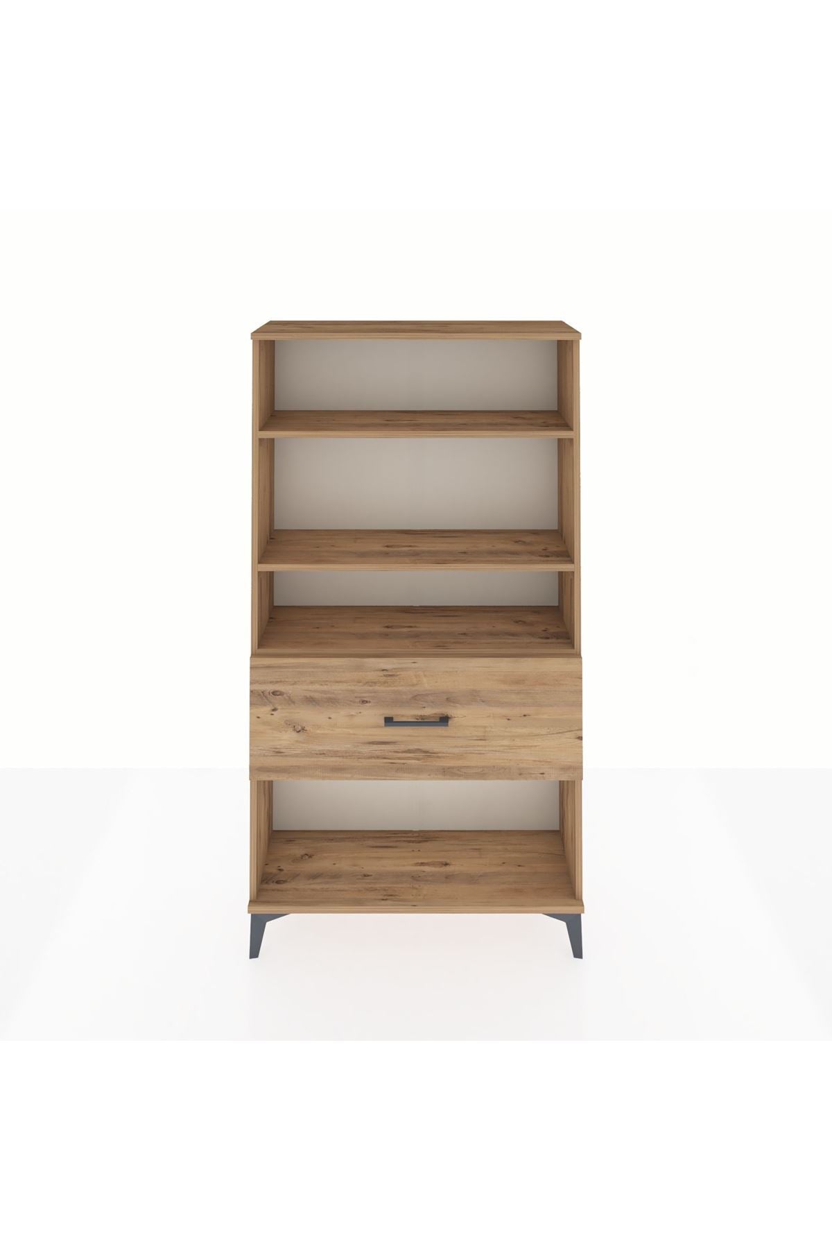 Arges Dolap 3 Raflı Tek Çekmeceli 88x30x163 - S21M018V9A