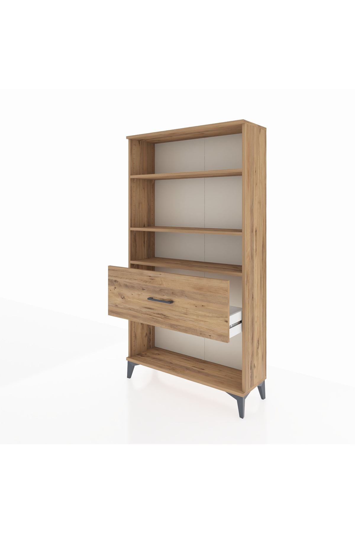 Arges Dolap 3 Raflı Tek Çekmeceli 88x30x163 - S21M018V9A