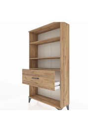 Arges Dolap 3 Raflı Tek Çekmeceli 88x30x163 - S21M018V9A