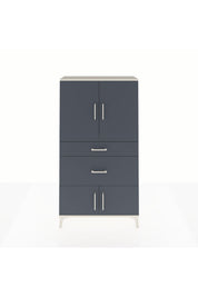 Arges Dolap 2 Raflı 2 Çekmeceli 4 Kapaklı 88x30x163 - S21M019V2A