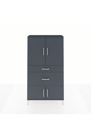 Arges Dolap 2 Raflı 2 Çekmeceli 4 Kapaklı 88x30x163 - S21M019V5A