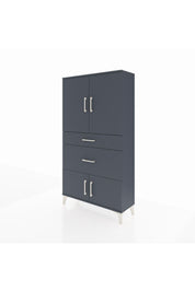 Arges Dolap 2 Raflı 2 Çekmeceli 4 Kapaklı 88x30x163 - S21M019V5A