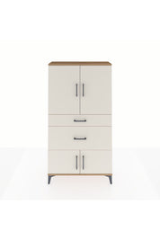 Arges Dolap 2 Raflı 2 Çekmeceli 4 Kapaklı 88x30x163 - S21M019V7A