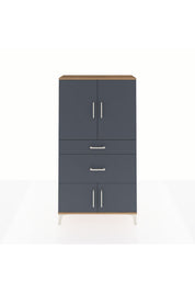 Arges Dolap 2 Raflı 2 Çekmeceli 4 Kapaklı 88x30x163 - S21M019V8A