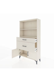 Arges Dolap 2 Raflı 2 Çekmeceli 2 Kapaklı 88x30x163 - S21M020V1A