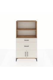 Arges Dolap 2 Raflı 2 Çekmeceli 2 Kapaklı 88x30x163 - S21M020V7A