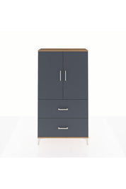 Arges Dolap 3 Raflı 2 Çekmeceli 2 Kapaklı 88x30x163 - S21M021V8A