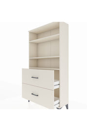 Arges Dolap 3 Raflı 2 Çekmeceli 88x30x163 - S21M022V1A