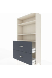 Arges Dolap 3 Raflı 2 Çekmeceli 88x30x163 - S21M022V2A