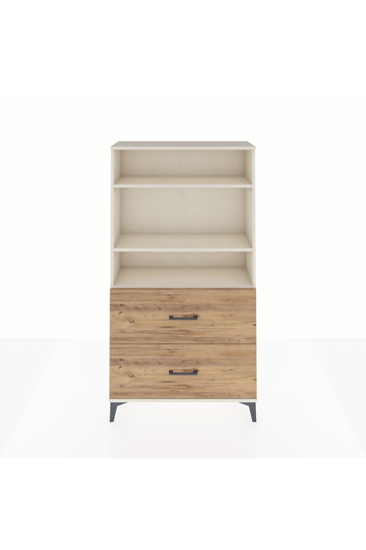 Arges Dolap 3 Raflı 2 Çekmeceli 88x30x163 - S21M022V3A