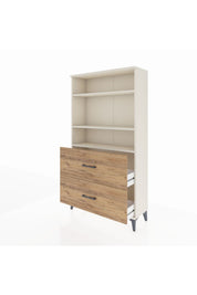 Arges Dolap 3 Raflı 2 Çekmeceli 88x30x163 - S21M022V3A