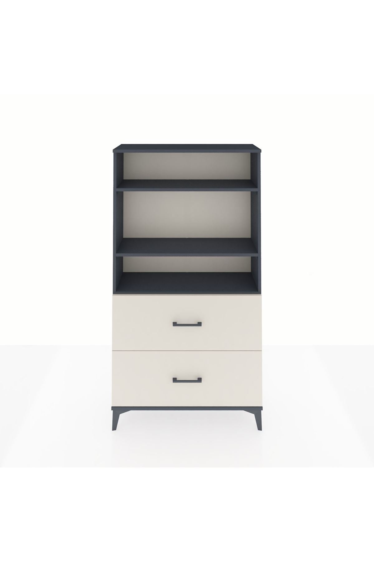 Arges Dolap 3 Raflı 2 Çekmeceli 88x30x163 - S21M022V4A
