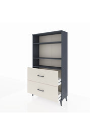 Arges Dolap 3 Raflı 2 Çekmeceli 88x30x163 - S21M022V4A