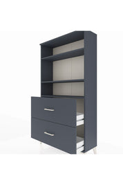 Arges Dolap 3 Raflı 2 Çekmeceli 88x30x163 - S21M022V5A