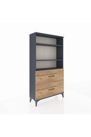 Arges Dolap 3 Raflı 2 Çekmeceli 88x30x163 - S21M022V6A