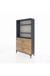 Arges Dolap 3 Raflı 2 Çekmeceli 88x30x163 - S21M022V6A