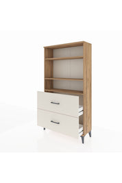 Arges Dolap 3 Raflı 2 Çekmeceli 88x30x163 - S21M022V7A