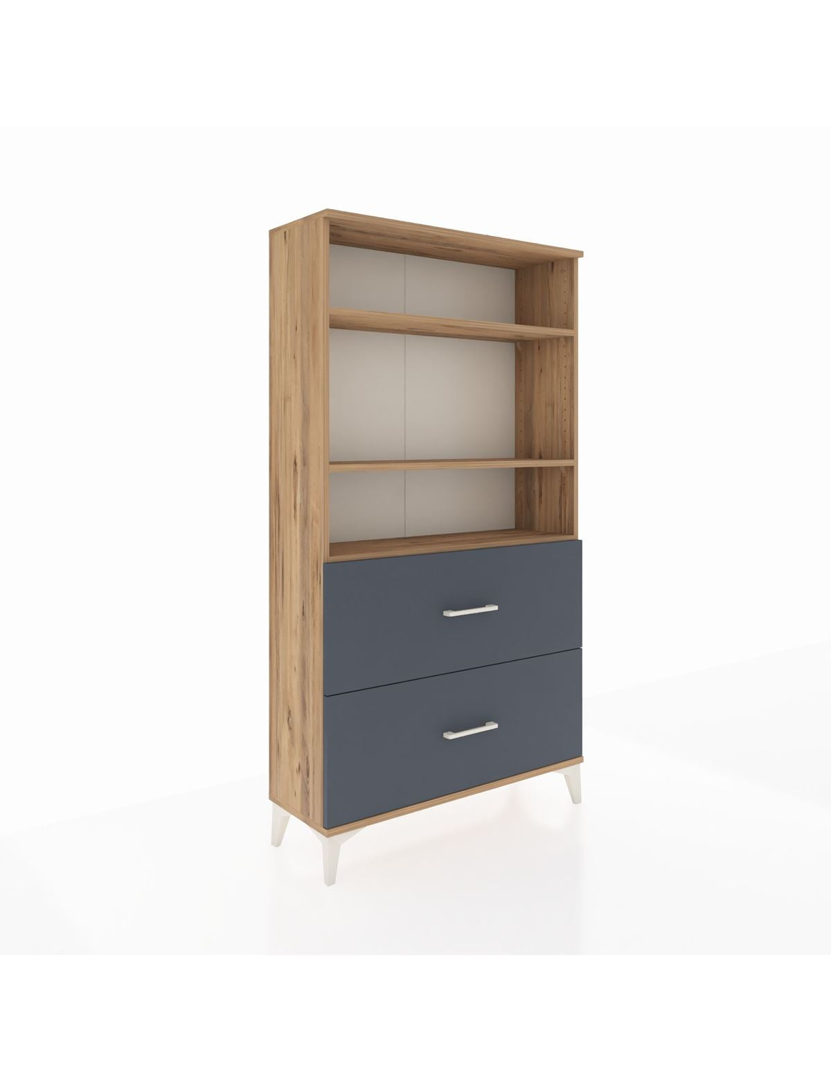 Arges Dolap 3 Raflı 2 Çekmeceli 88x30x163 - S21M022V8A