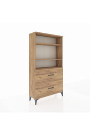 Arges Dolap 3 Raflı 2 Çekmeceli 88x30x163 - S21M022V9A