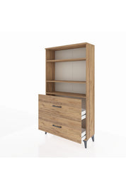 Arges Dolap 3 Raflı 2 Çekmeceli 88x30x163 - S21M022V9A