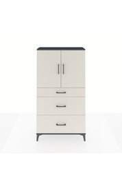 Arges Dolap 2 Raflı 3 Çekmeceli 2 Kapaklı 88x30x163 - S21M023V4A