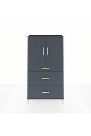 Arges Dolap 2 Raflı 3 Çekmeceli 2 Kapaklı 88x30x163 - S21M023V5A
