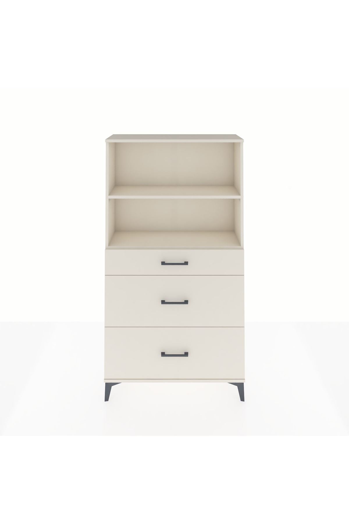Arges Dolap 2 Raflı 3 Çekmeceli 88x30x163 - S21M024V1A