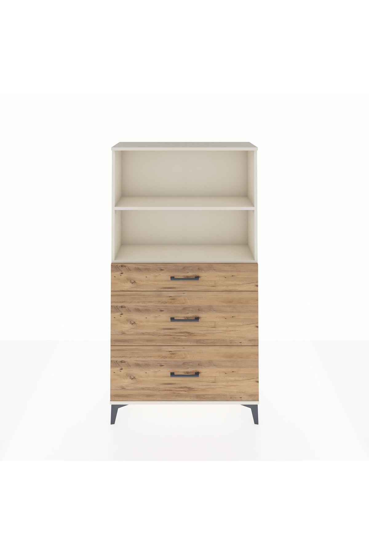Arges Dolap 2 Raflı 3 Çekmeceli 88x30x163 - S21M024V3A