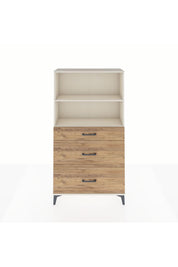 Arges Dolap 2 Raflı 3 Çekmeceli 88x30x163 - S21M024V3A