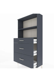Arges Dolap 2 Raflı 3 Çekmeceli 88x30x163 - S21M024V5A