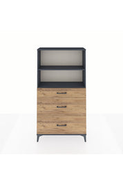 Arges Dolap 2 Raflı 3 Çekmeceli 88x30x163 - S21M024V6A