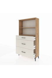 Arges Dolap 2 Raflı 3 Çekmeceli 88x30x163 - S21M024V7A