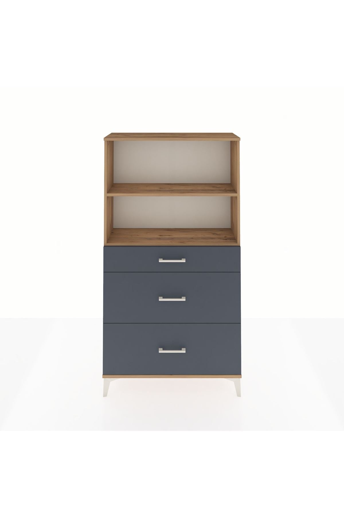 Arges Dolap 2 Raflı 3 Çekmeceli 88x30x163 - S21M024V8A