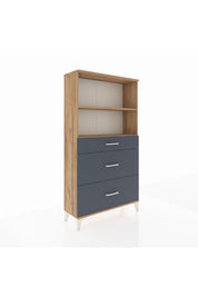 Arges Dolap 2 Raflı 3 Çekmeceli 88x30x163 - S21M024V8A